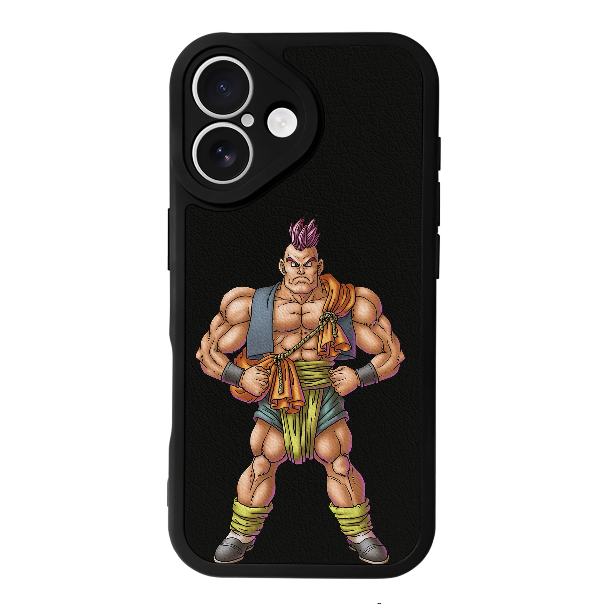 （画像用） ドラゴンクエスト Doragon Kuesuto Dragon Quest 【iPhone 16シリーズ対応】シリコンスマホケース（レザー調） 材質：シリコン